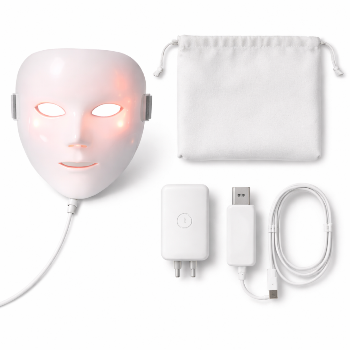 entspannte Hautpflege, led maske