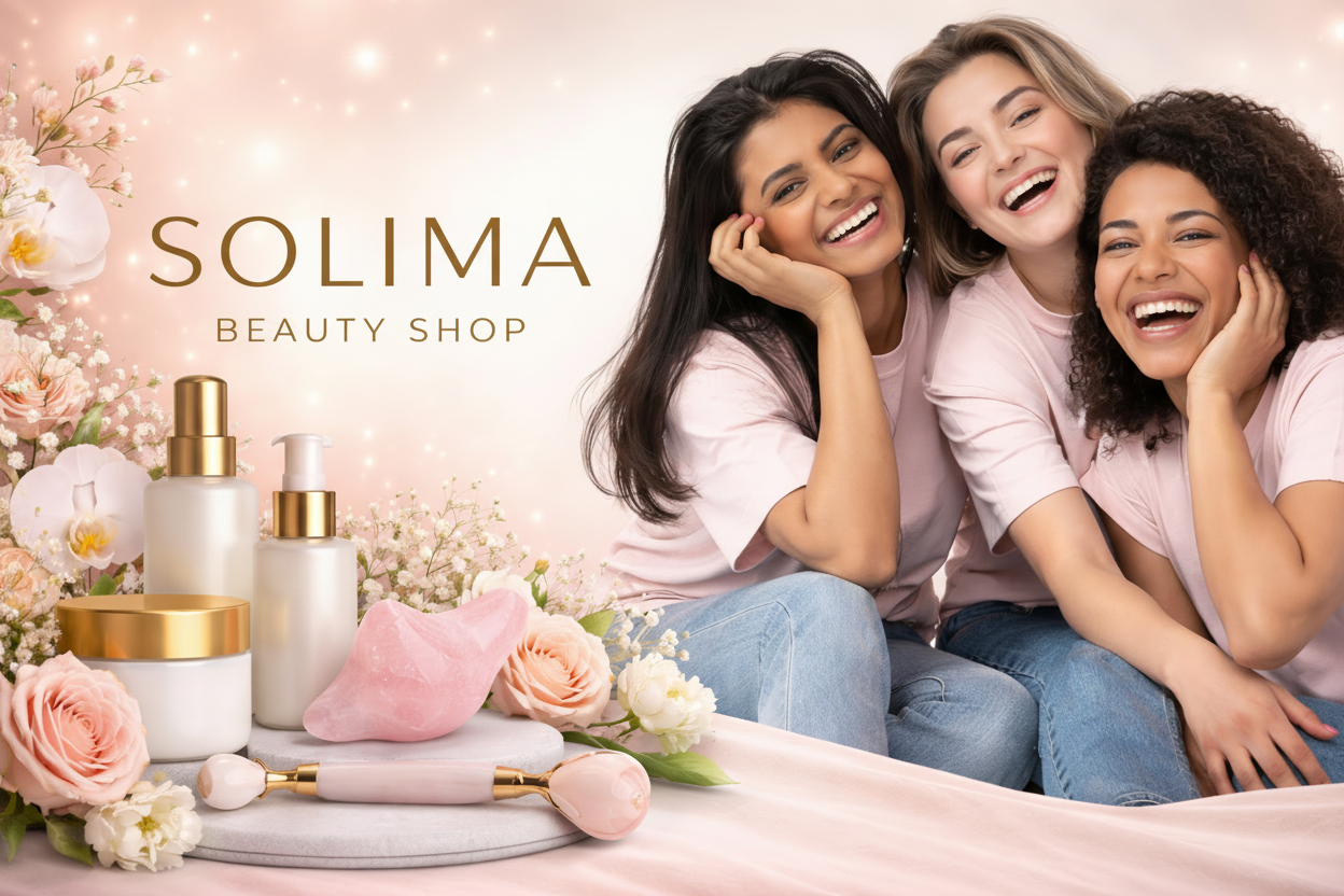 Solima Beauty Shop hero banner széles formátum